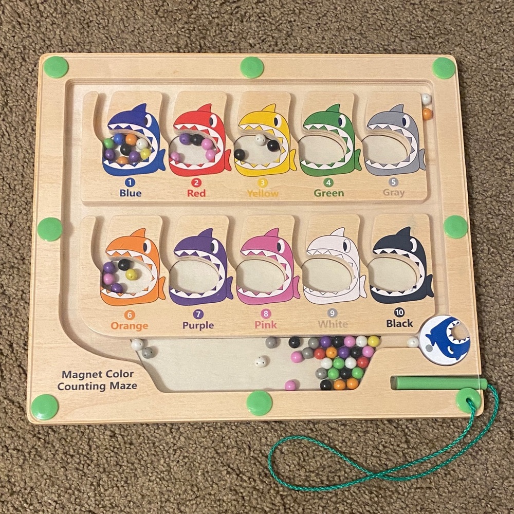 Magnet Color Counting Maze for Kids